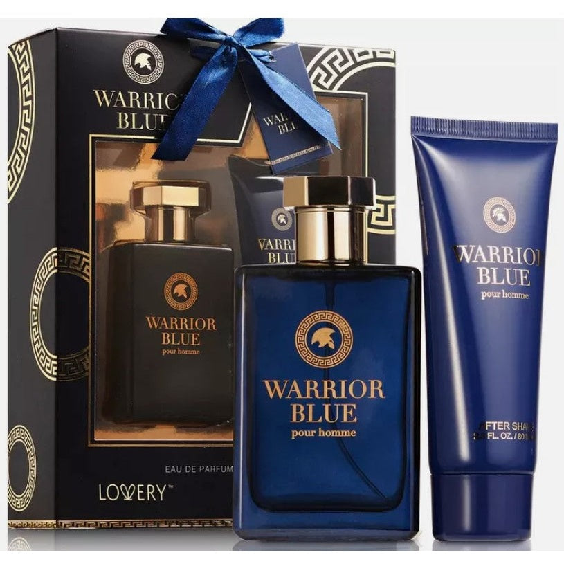 Gift set with men's cologne and aftershave.