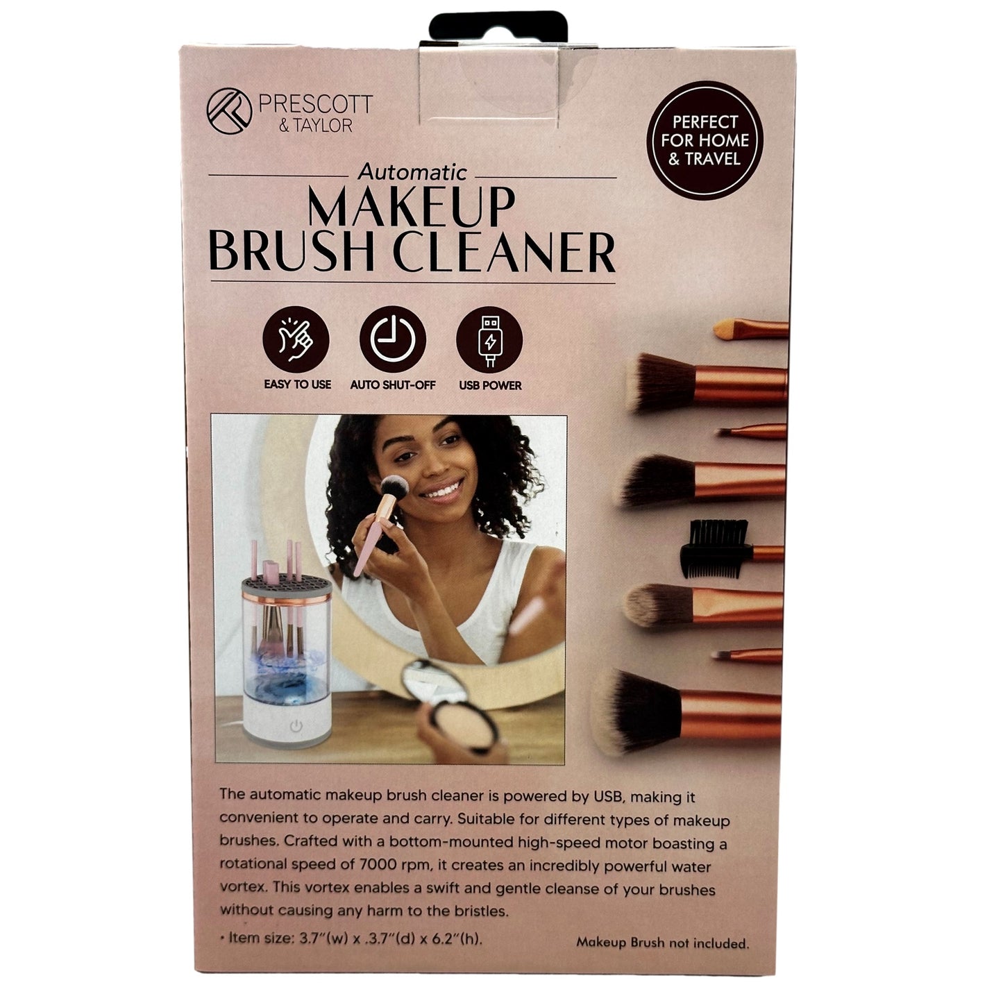 AUTOMATIC MAKEUP BRUSH CLEANER