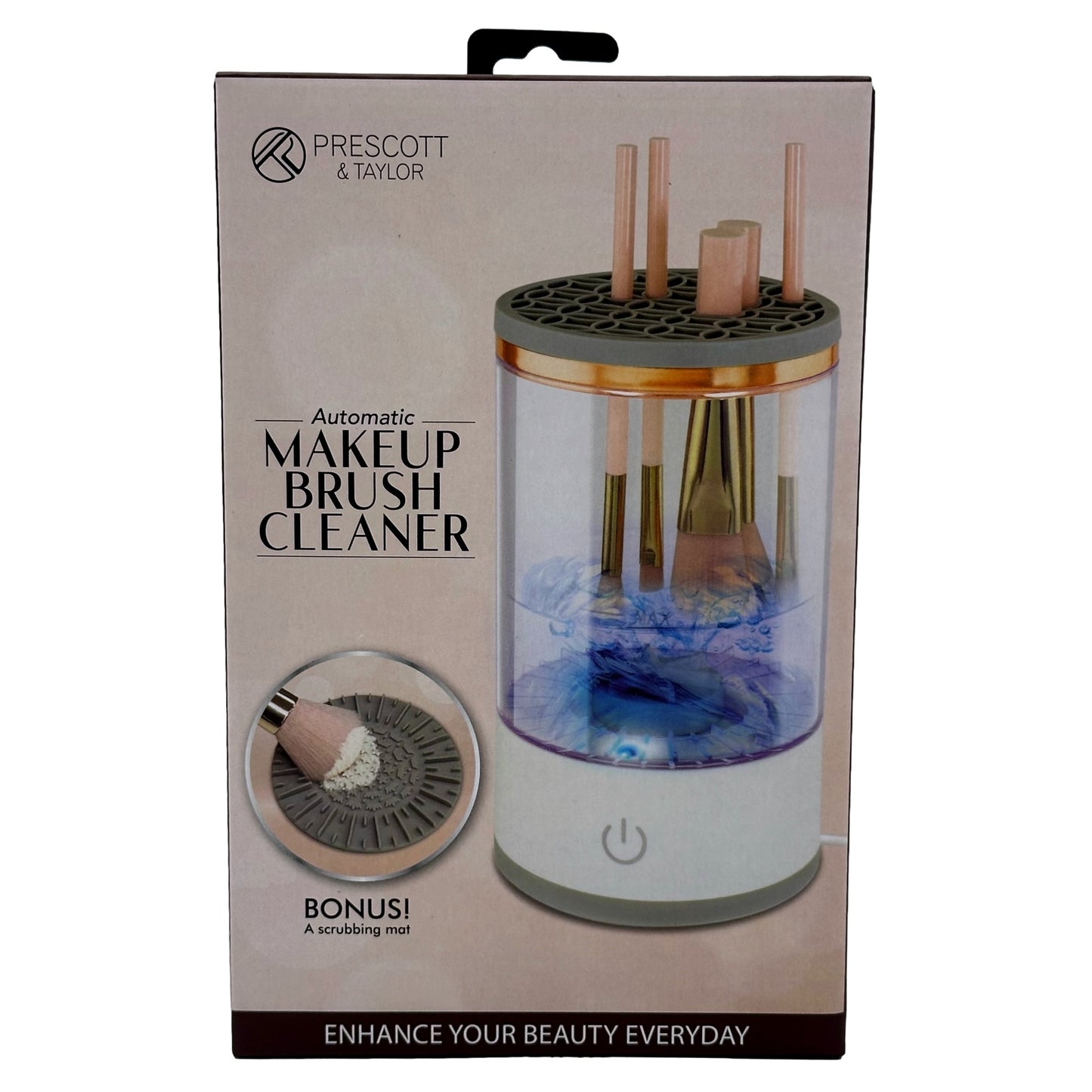 AUTOMATIC MAKEUP BRUSH CLEANER