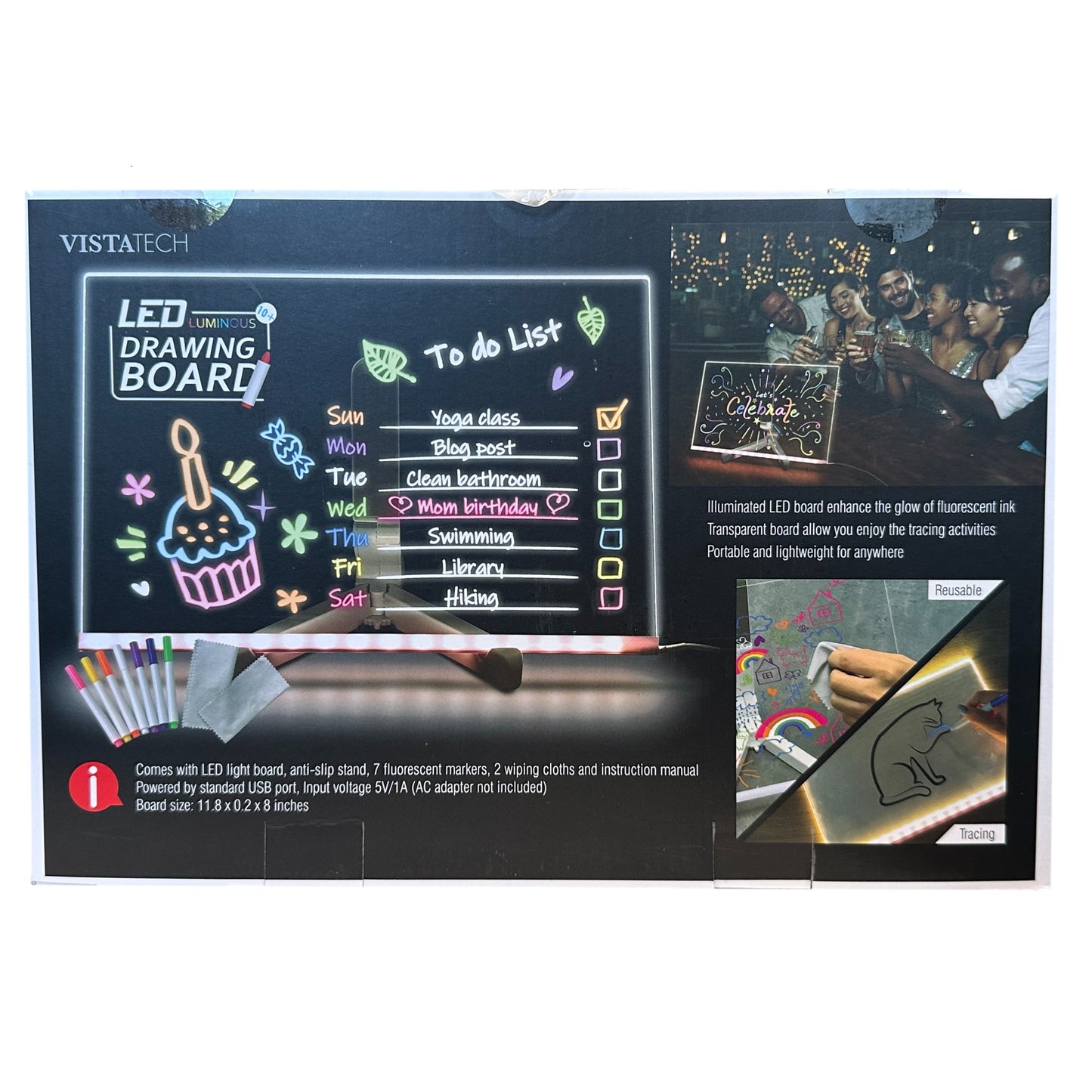LUMINOUS LED DRAWING BOARD