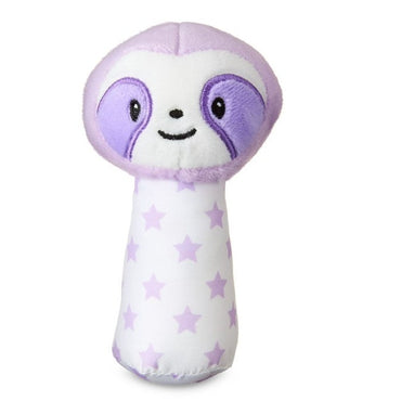 6 IN SLOTH HAND-GRIP PLUSH RATTLE