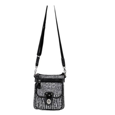 CROSSBODY POUCH WITH FRONT CLASP POCKET ASSORTED