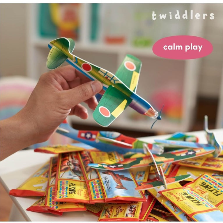 8 IN GLIDERS AIRPLANE ASSORTED
