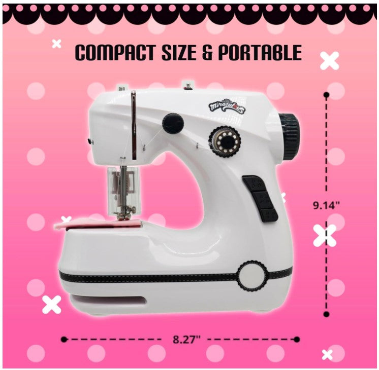 ZAG HEROEZ MIRACULOUS MINI MARINETTE ATELIER LADYBUG SEWING MACHINE