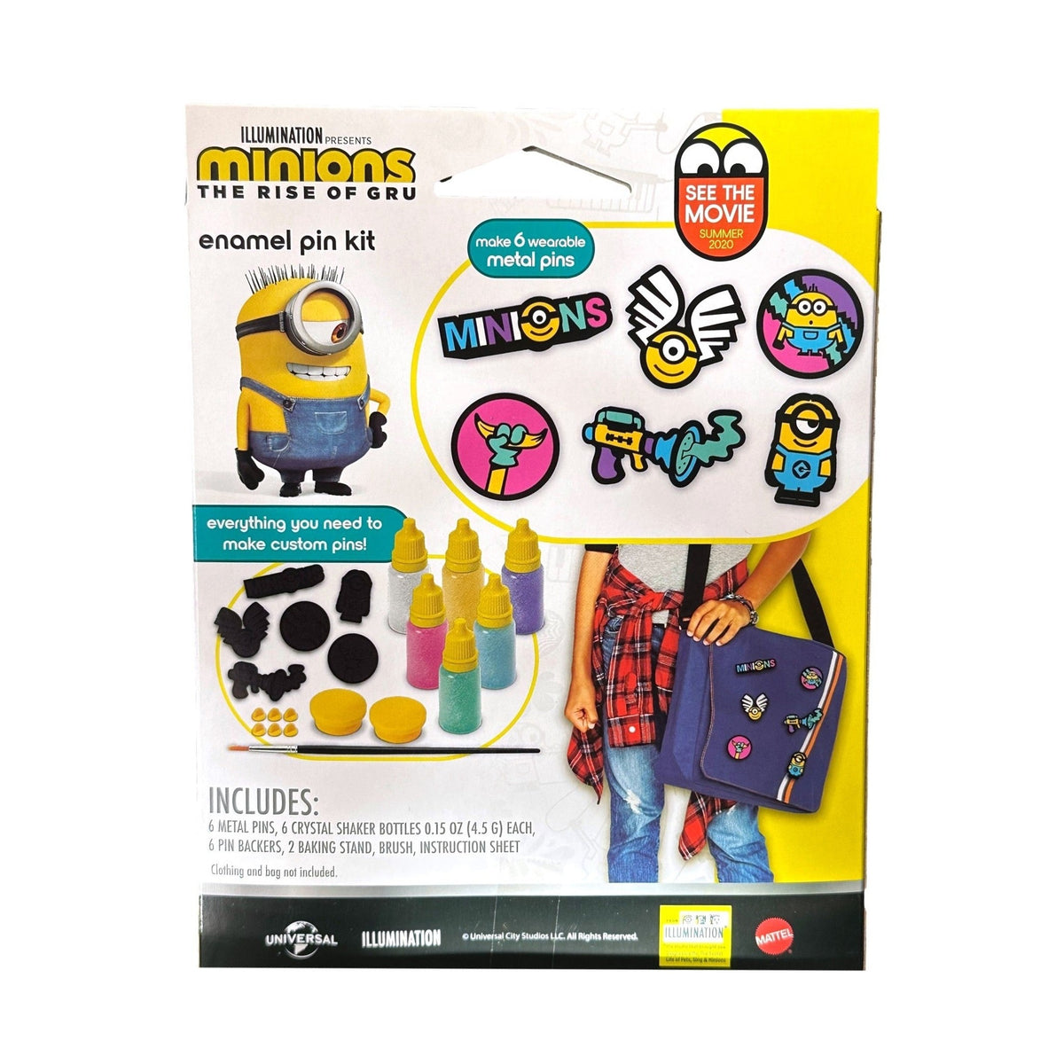 MINIONS THE RISE OF GRU ENAMEL PIN KIT