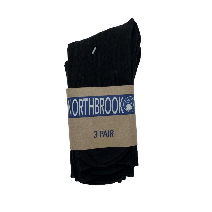 3 PC UNISEX BLACK DRESS SOCKS
