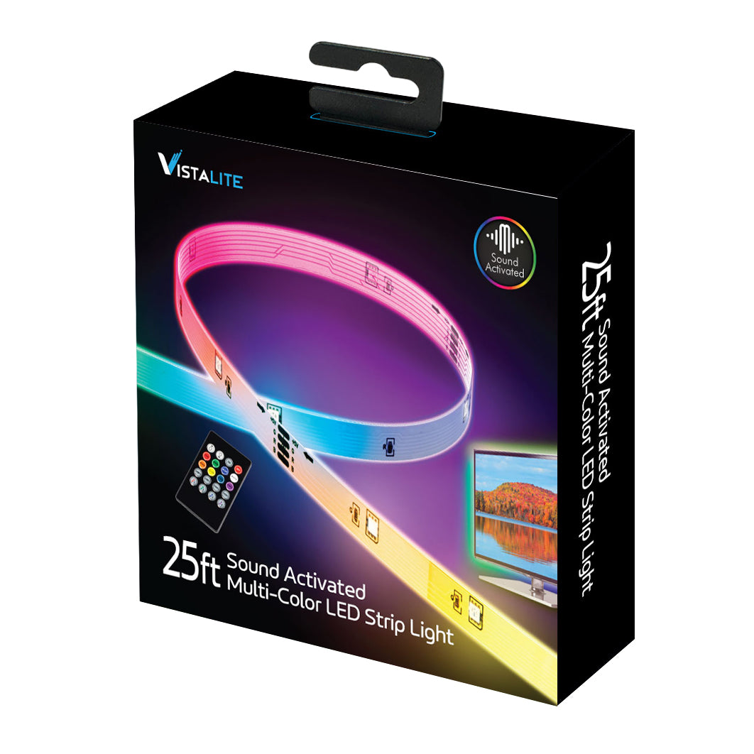 25 FT LED SOUND ACTIVATED LIGHT STRIP