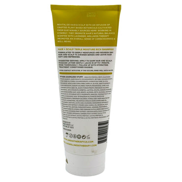 Yellow and white shampoo tube.