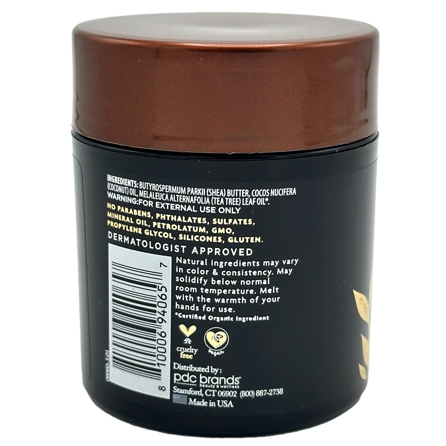 5.5 OZ ACEITE DE ÁRBOL DE TÉ HUMECTANTE DE LA CABEZA A LOS PIES