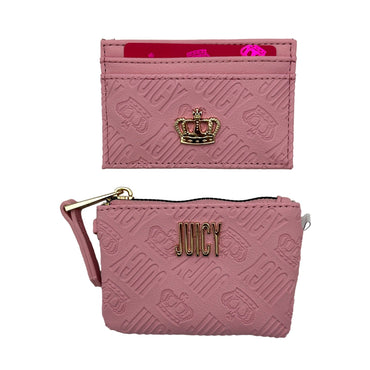 Pink Juicy card holder and coin purse set.