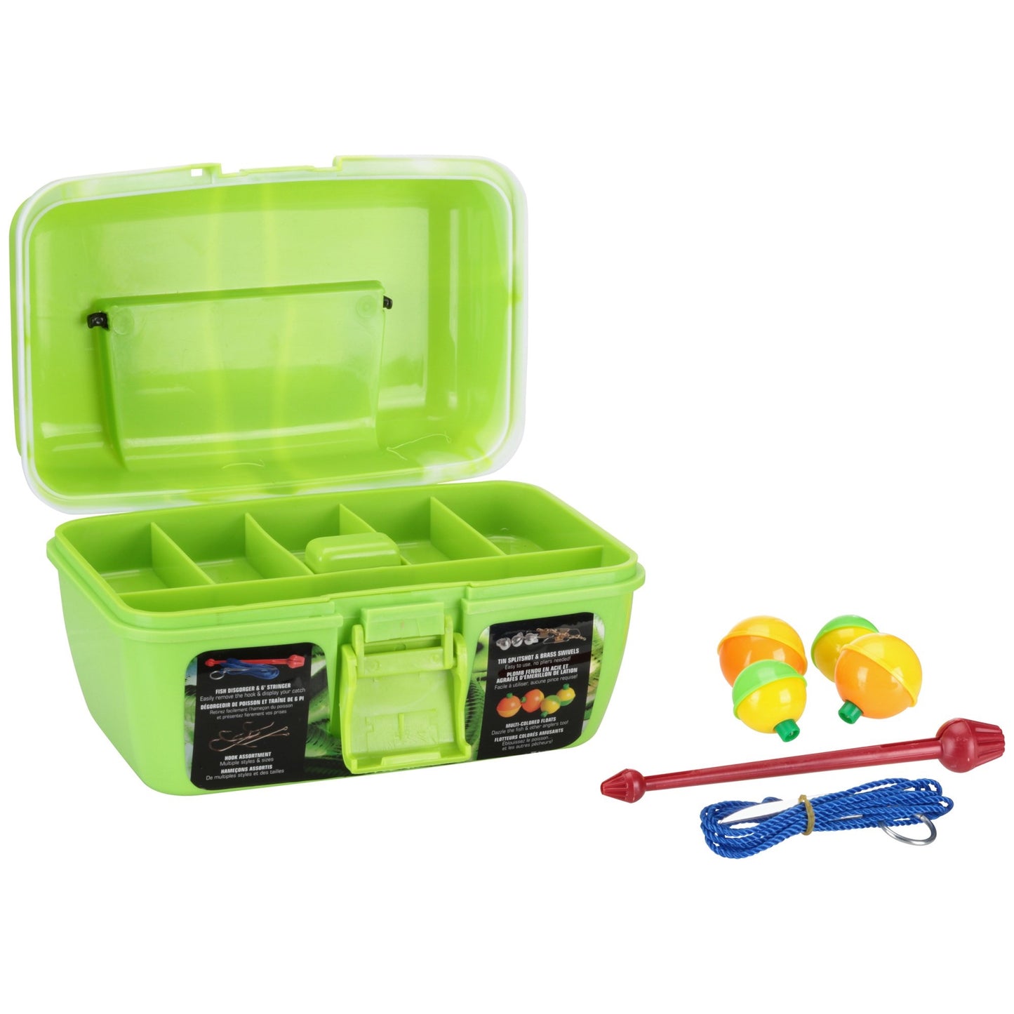 88 PC GREEN TACKLE BOX