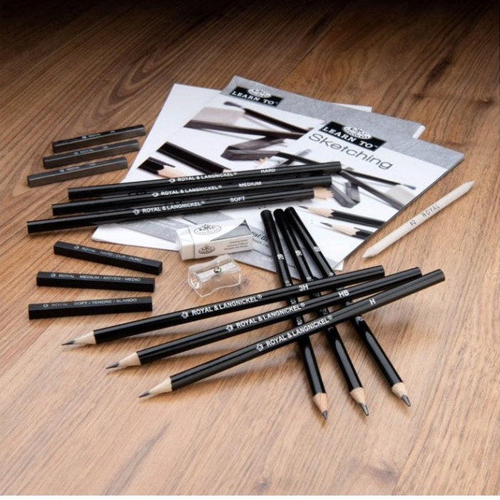31 PC LEARN TO SKETCH ART SET