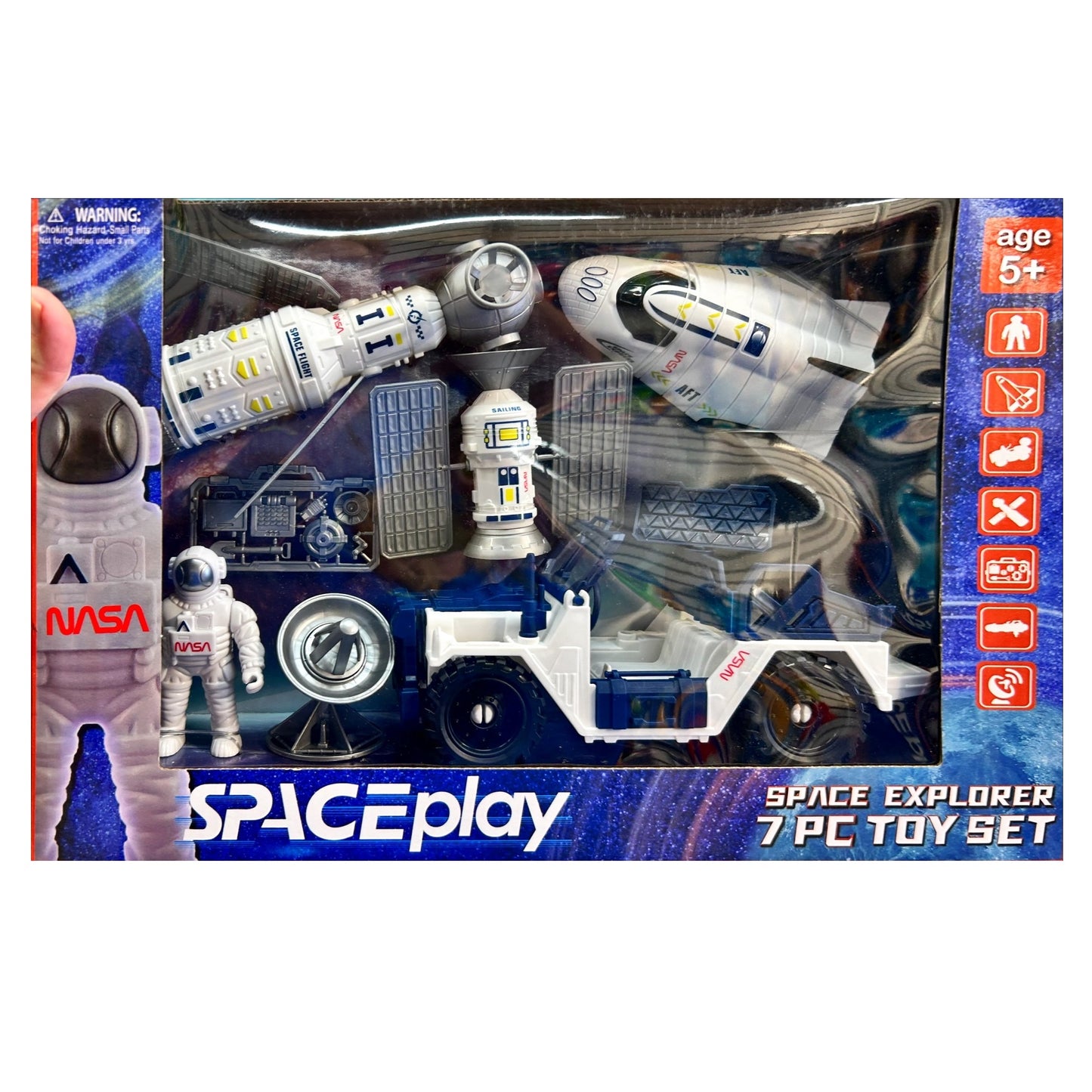 13 PC SPACE EXPLORER PLAY SET