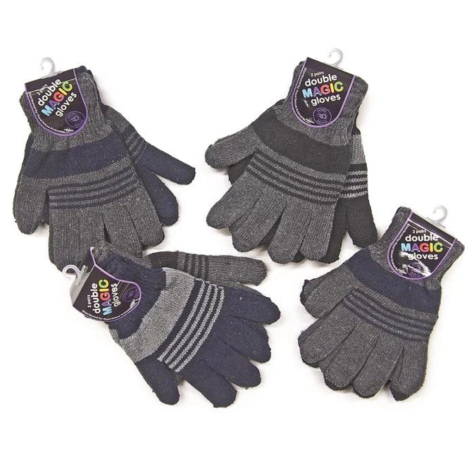MEN'S 2 PC GLOVES ASSORTED