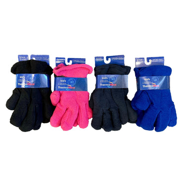 KID'S FLEECE GLOVES ASSORTED