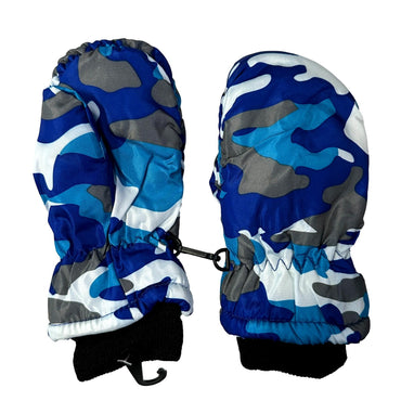 KID'S CAMO SKI MITTENS ASSORTED