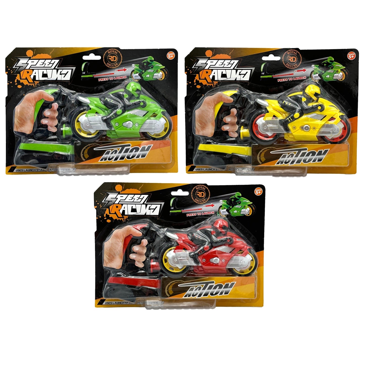 SPEED RACING MOTORCYCLE LAUNCH ASSORTED