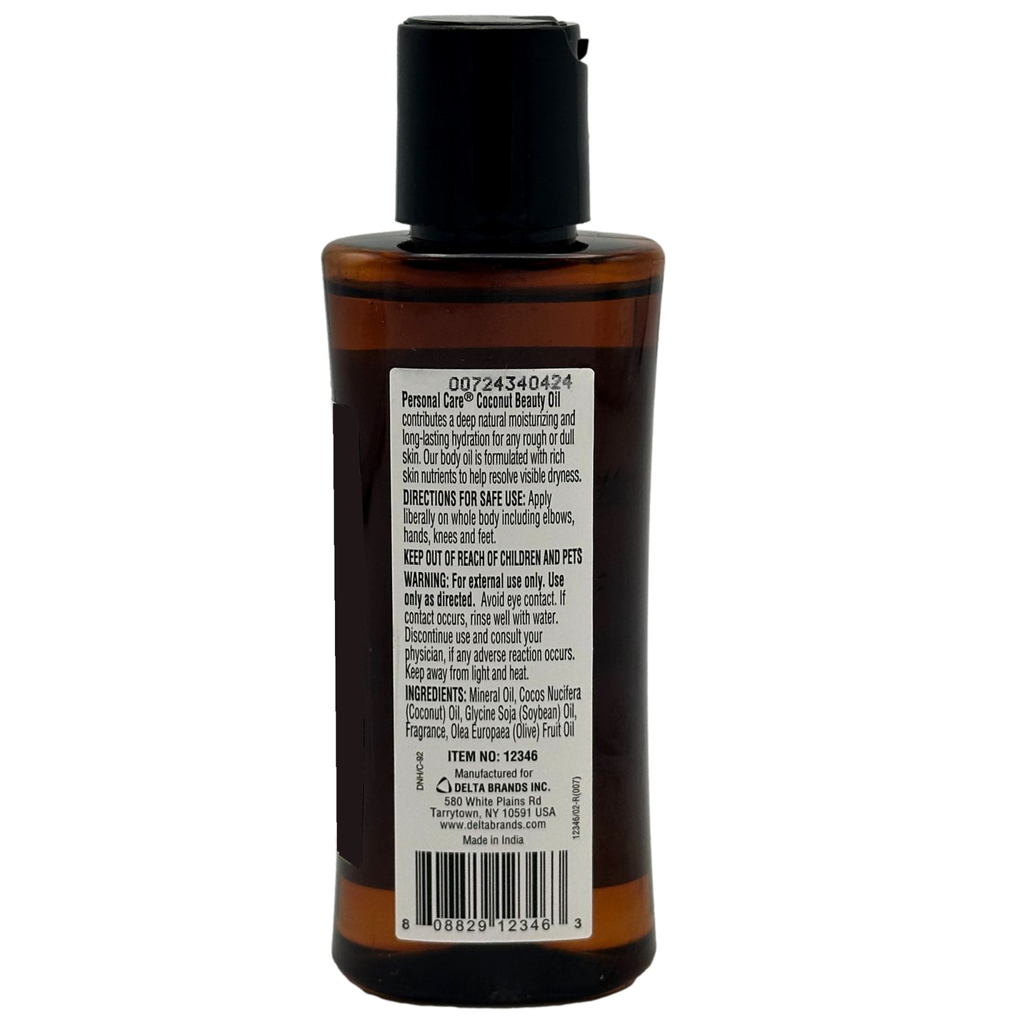 4 OZ COCONUT BEAUTY OIL