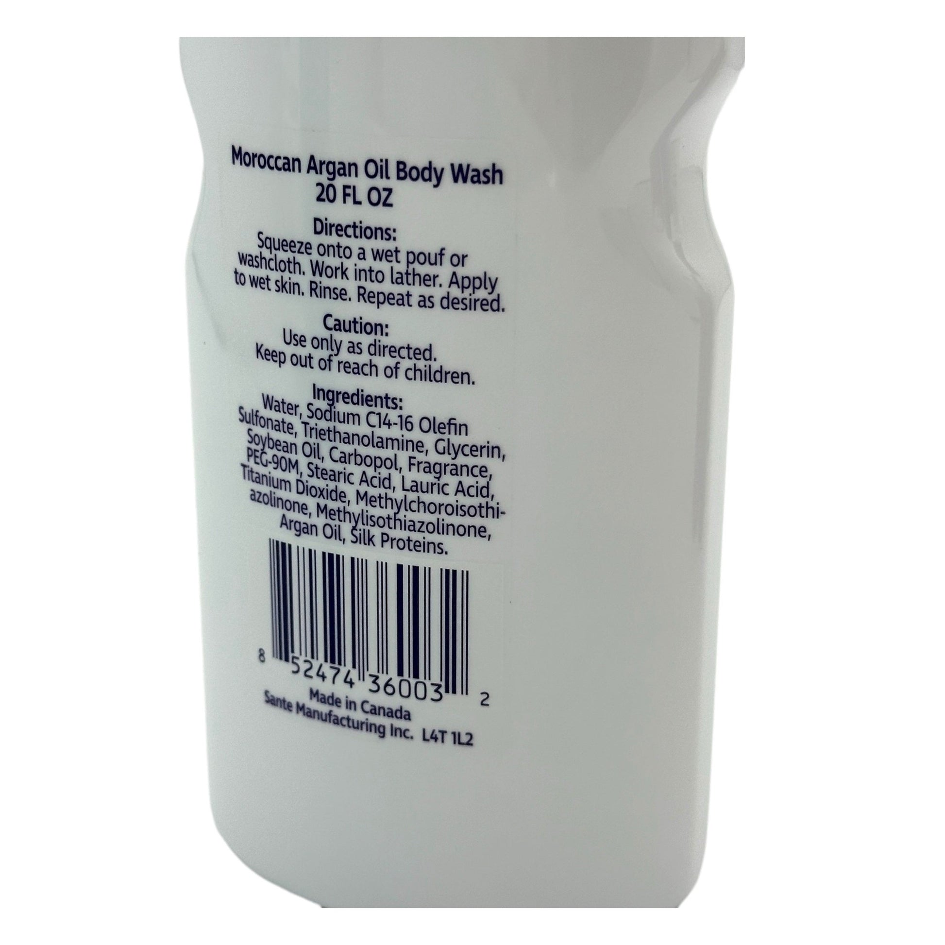 Bottle of Moroccan Argan Oil Body Wash.