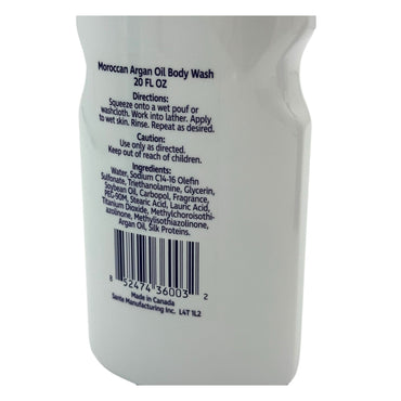 Bottle of Moroccan Argan Oil Body Wash.