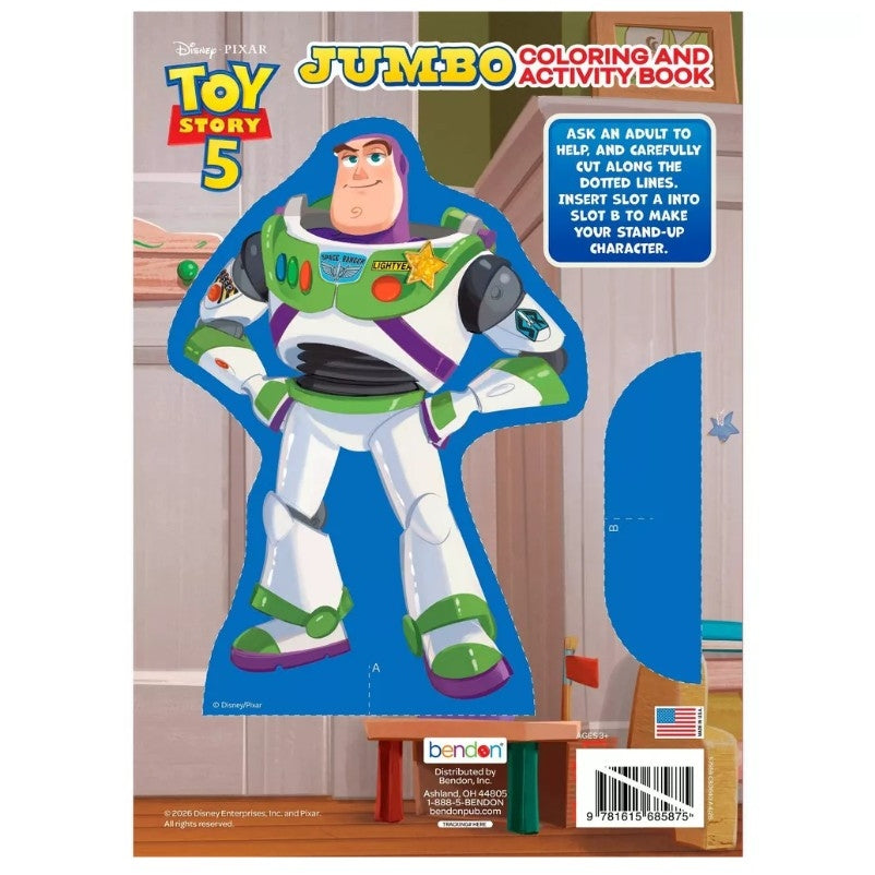 TOY STORY 5 JUMBO COLORING AND ACTIVITY BOOK