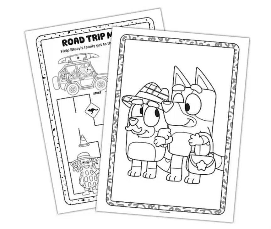 BLUEY JUMBO COLORING AND ACTIVITY BOOK