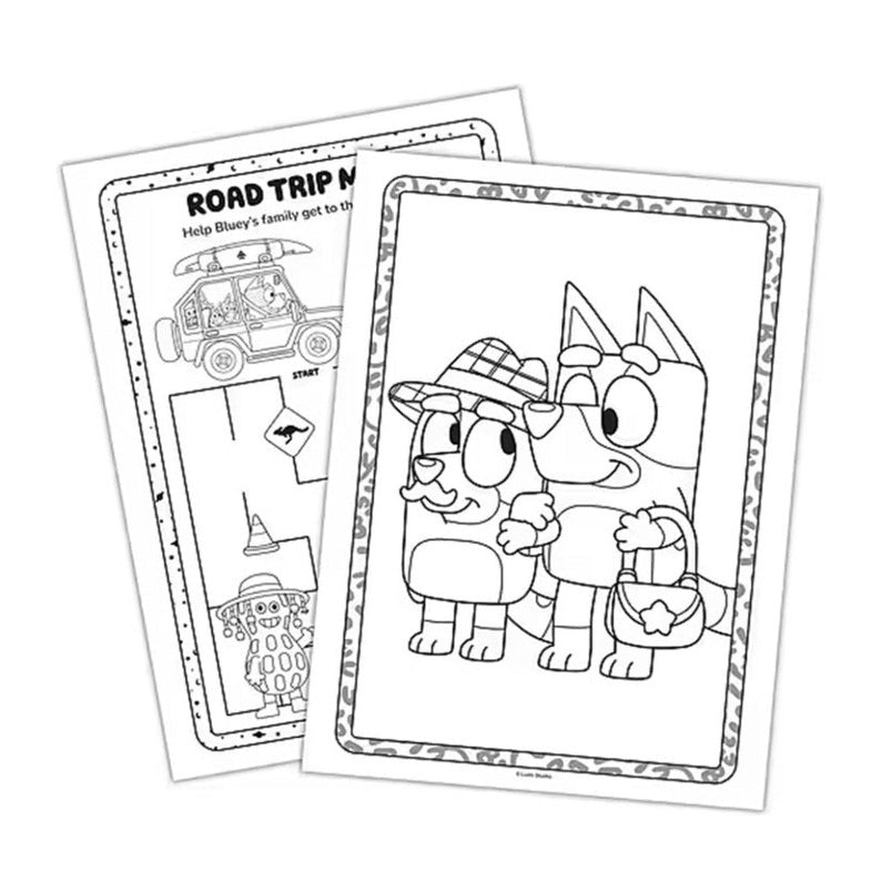 LIBRO DE ACTIVIDADES Y COLOREAR BLUEY JUMBO
