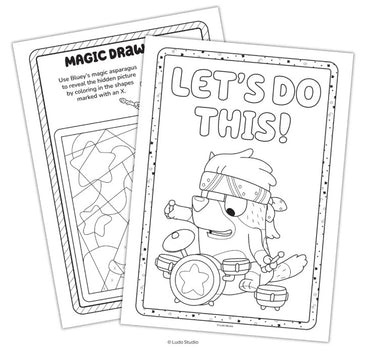 BLUEY JUMBO COLORING AND ACTIVITY BOOK