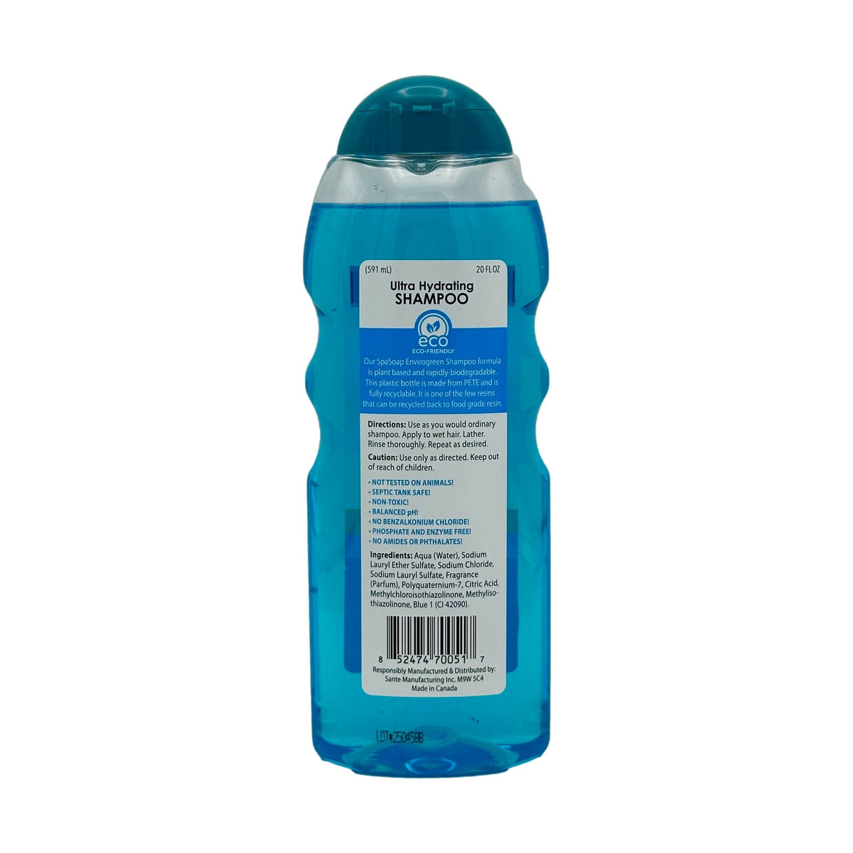 CHAMPÚ ULTRA HIDRATANTE DE 20 OZ