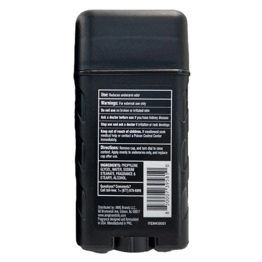 Black deodorant stick.