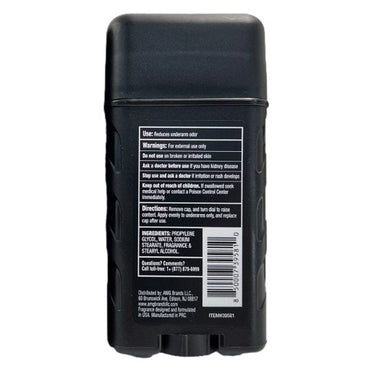 Black deodorant stick.