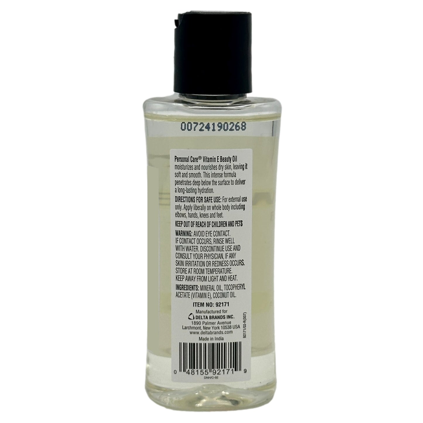 ACEITE PARA LA PIEL CON VITAMINA E DE 4 OZ
