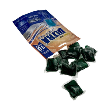 10 CT ULTRA PLATINUM LAUNDRY PODS FRESH SCENT