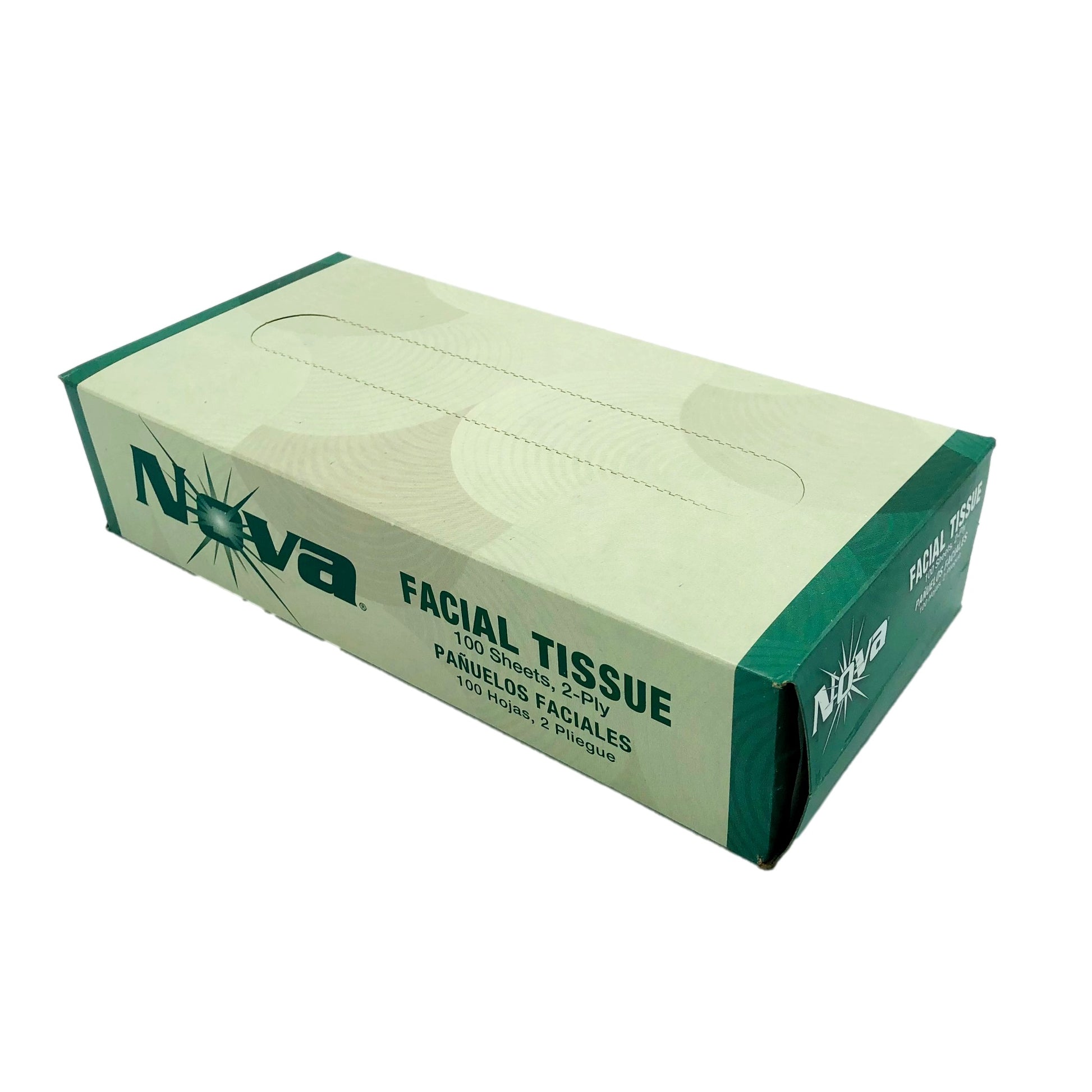 Box of Nova facial tissues.