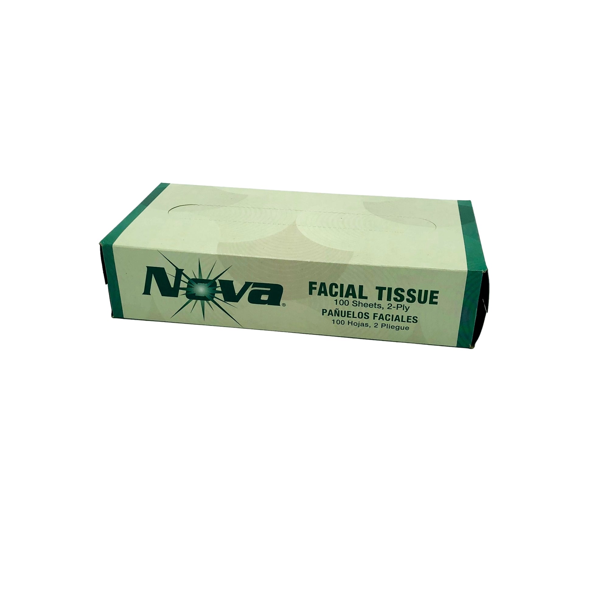 Box of Nova facial tissues.