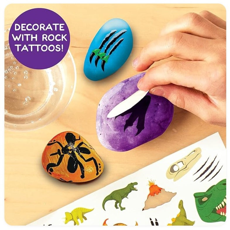 DINO ROCK PAINTING