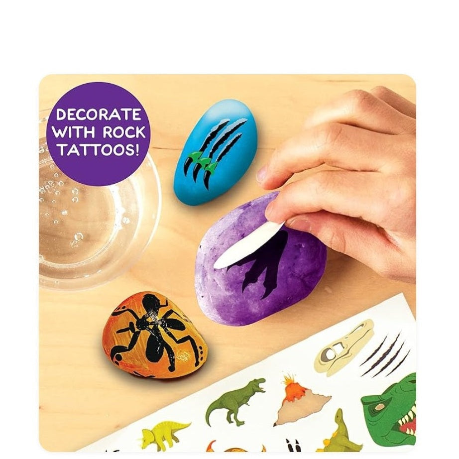 DINO ROCK PAINTING