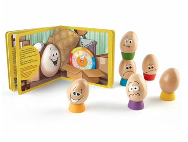 13 PC EGGSPRESSIONS FIGURES AND BOARD BOOK