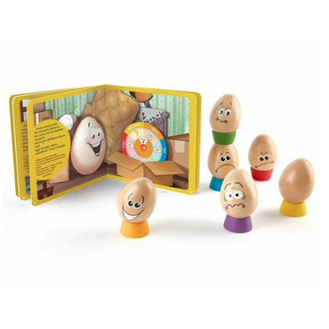 13 PC EGGSPRESSIONS FIGURES AND BOARD BOOK