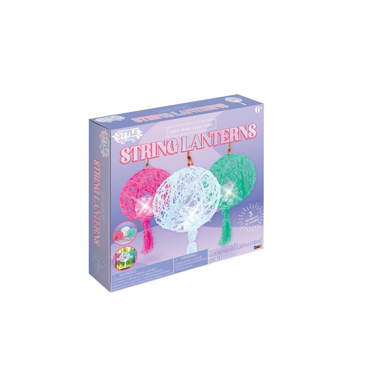 Boxed string lantern craft kit.