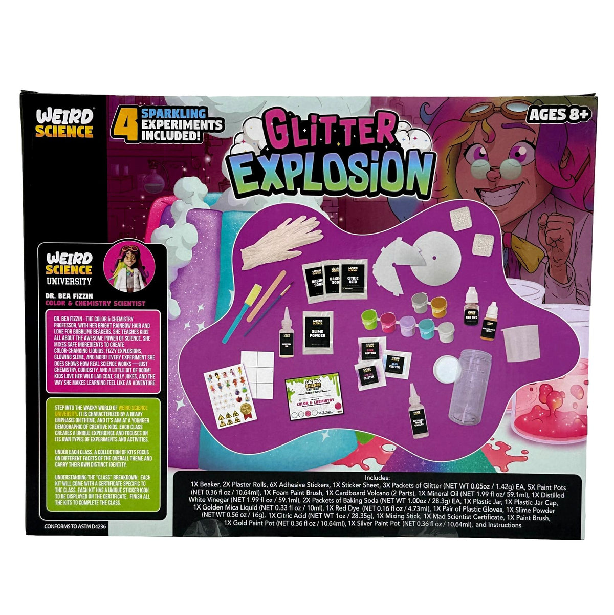 GLITTER EXPLOSION SCIENCE SET