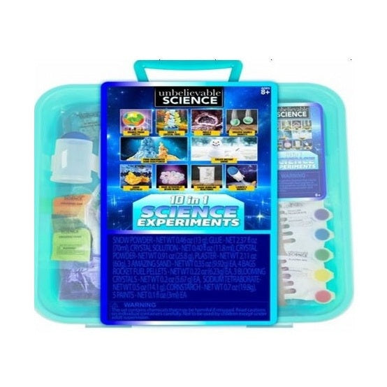 10 IN 1 EXPERIMENTS WITH STORAGE CASE