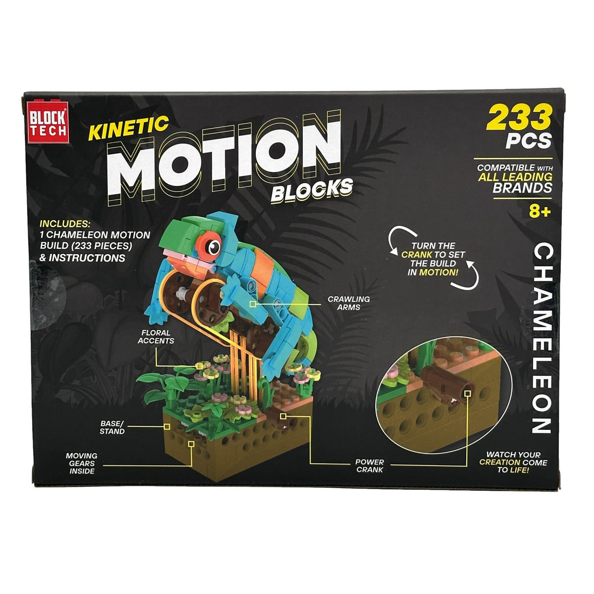 233 PC CHAMELEON KINETIC MOTION BLOCKS BUILDING SET