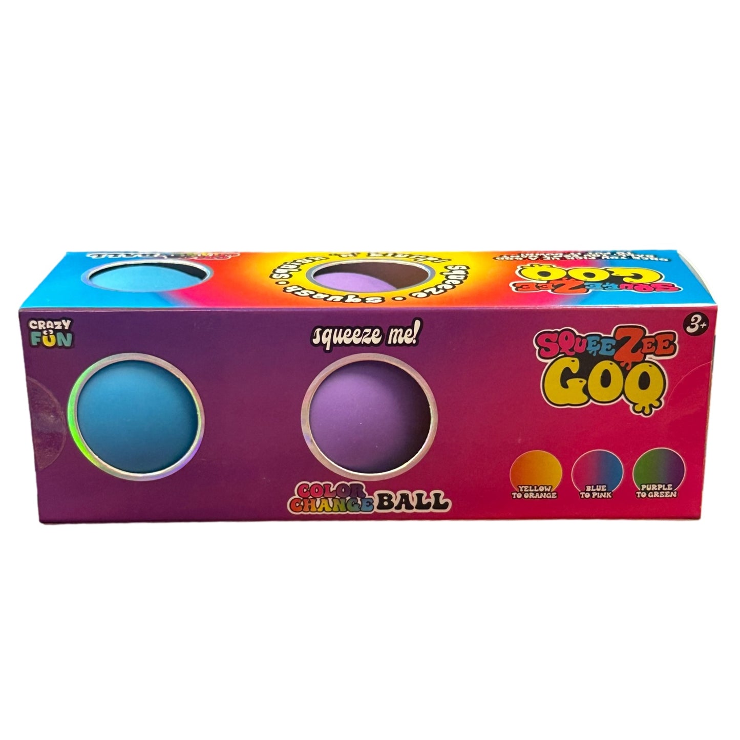 3 PC SQUEEZE GOO COLOR CHANGING BALLS