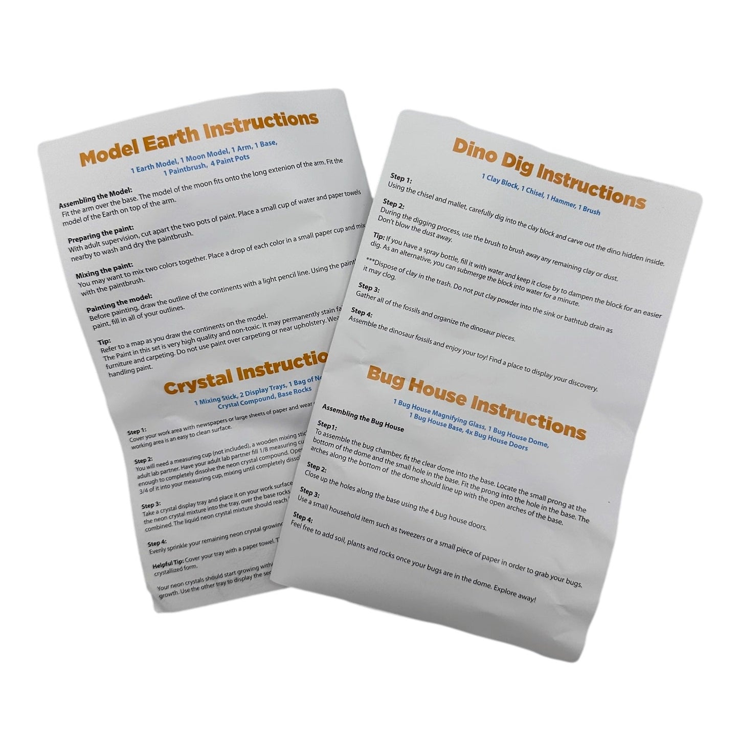 6-IN-1 UNBELIEVEABLE SCIENCE ACTIVITES SET
