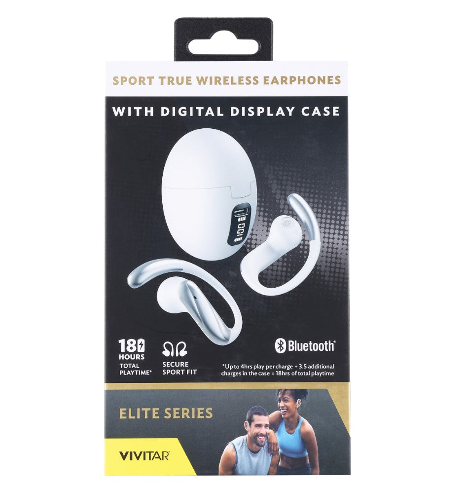WHITE TRUE WIRELESS EARBUDS