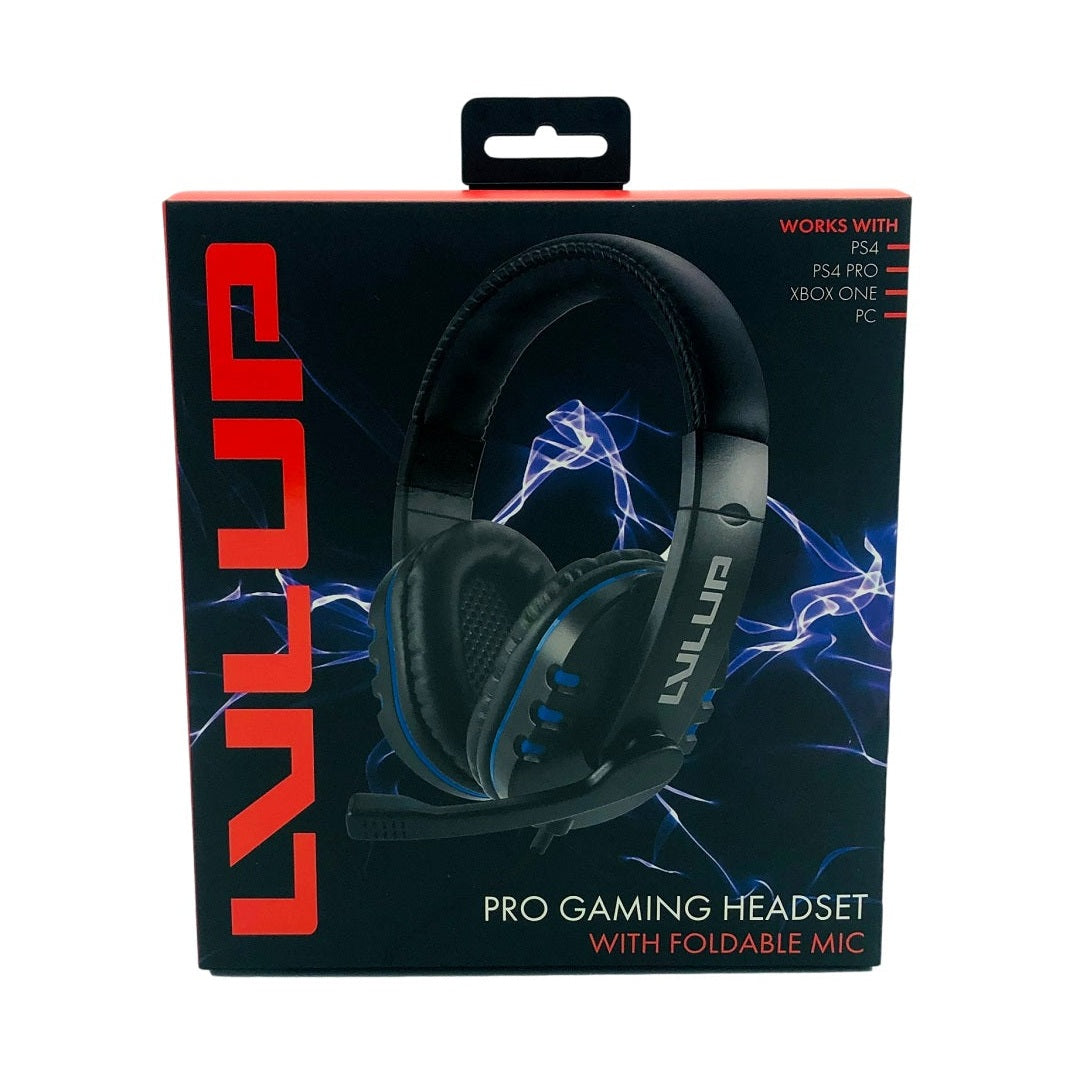 Box for LULUP pro gaming headset with foldable mic.