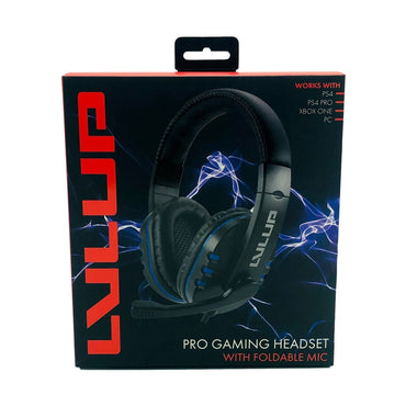 Box for LULUP pro gaming headset with foldable mic.