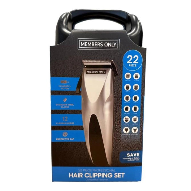 22 PC PROFESSIONAL HAIR CLIPPING SET
