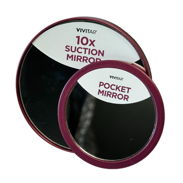 2 PC SUCTION AND POCKET MIRROR SET